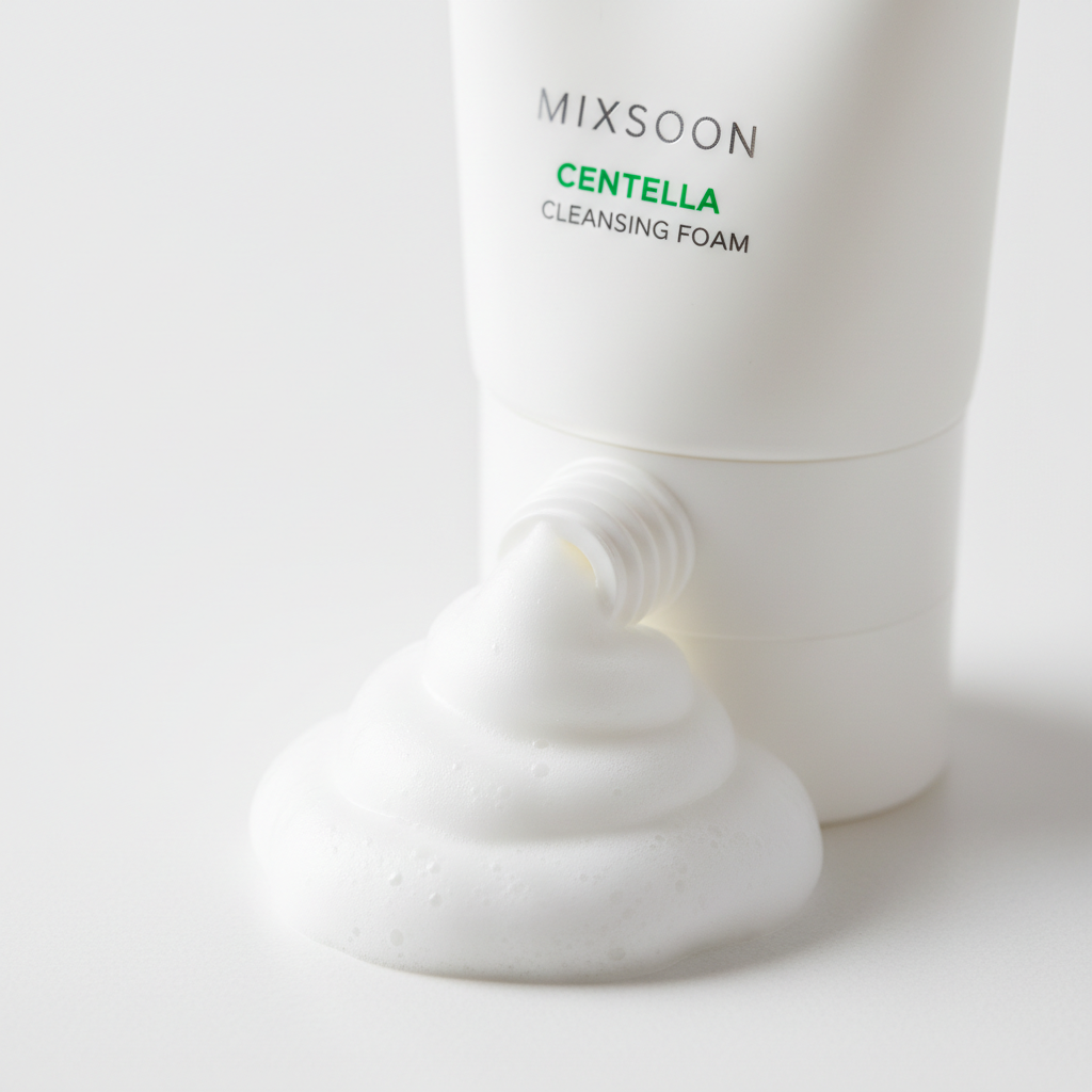Mixsoon Centella Cleansing Foam - Textura espuma