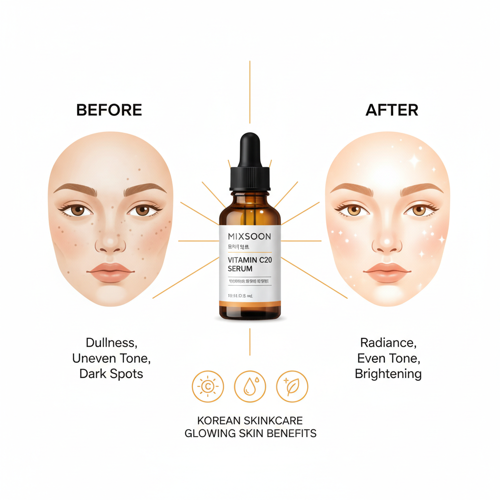 Mixsoon Vitamina C20 Serum - Beneficios