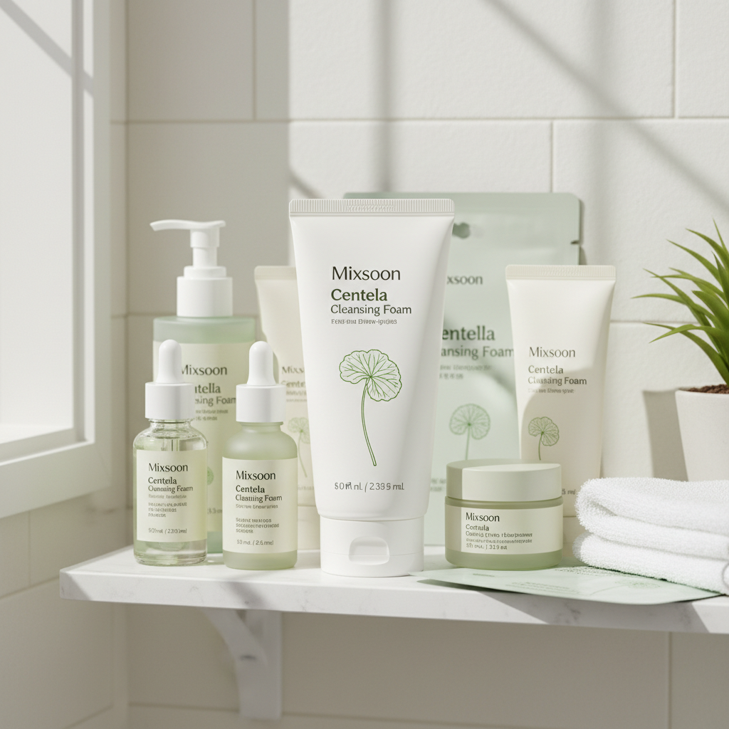 Mixsoon Centella Cleansing Foam - Lifestyle rutina