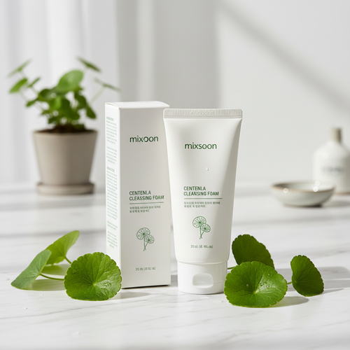 Mixsoon Centella Cleansing Foam - Con caja y centella